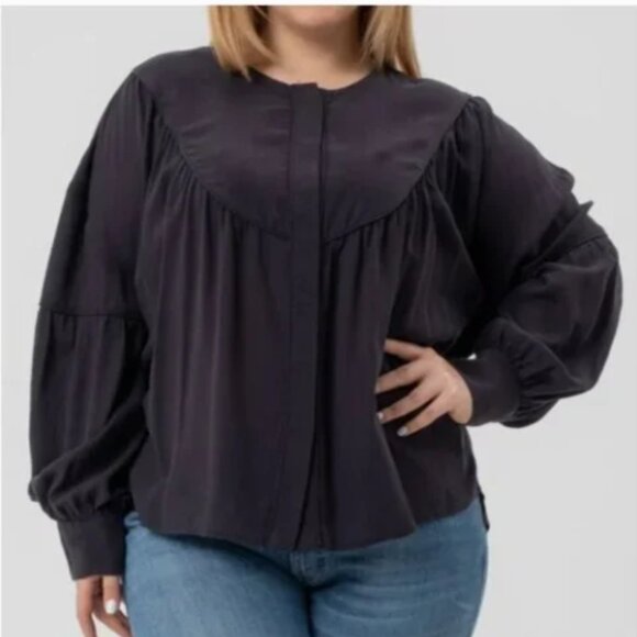 Harshman Tops - Harshman Faye Navy Shirt